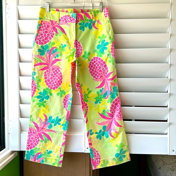 Vintage Lilly Pulitzer Pants with pineapples - Picture 1 of 6